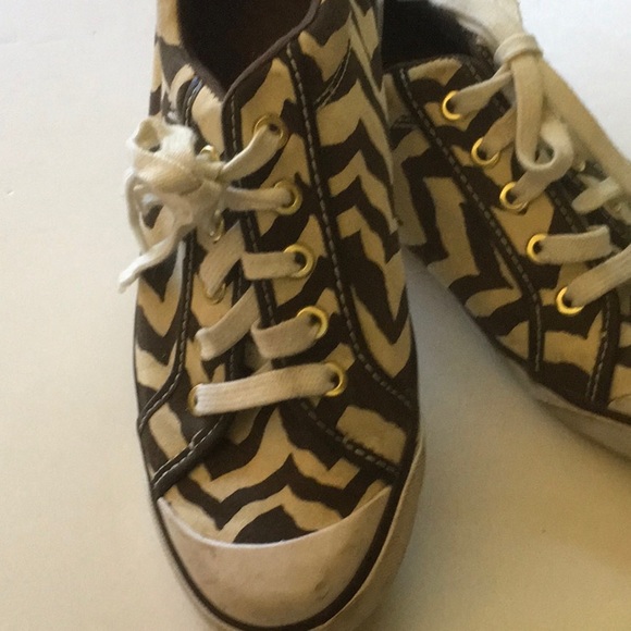 Coach Shoes - BLOW OUT SALE💜COACH zebra print sneakers
